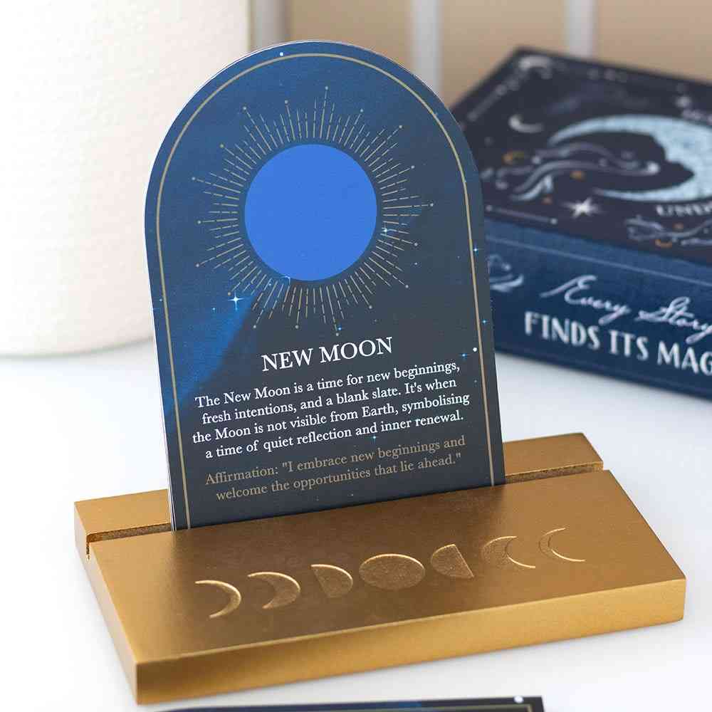 Something Different - Set of 8 Moon Phase Portecartes - Bleu
